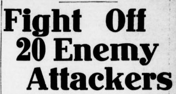 Above: Headlines in the Tacoma Times, May 20, 1918
