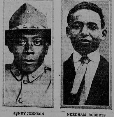 Above: Johnson and Roberts, in the New York Tribune