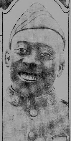 Above: Serjeant Henry Johnson, in the New York Tribune