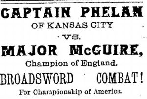 Announcement in the Kansas City Times, July 3, 1888.