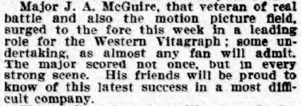 New York Dramatic Mirror, Oct. 23, 1912.