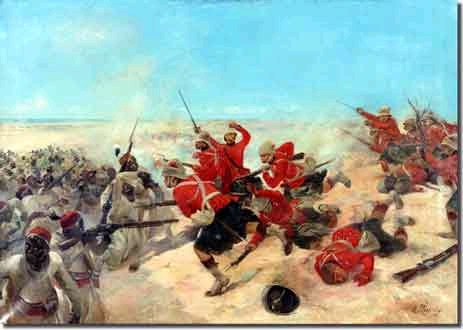 The famous battle of Tel-el-Kebir, by Henry Louis Dupray.
